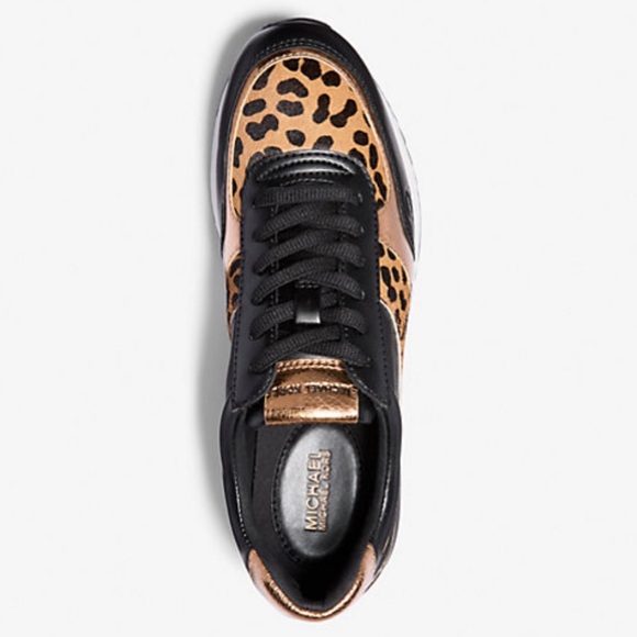 Michael Kors Leopard Print Sneakers - Picture 4 of 5
